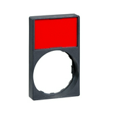 Felirati tábla tartó vezérlőkészülélkhez táblával négyszögletes 50mm-sz 30mm-ma ZBY6H101 Schneide