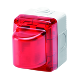 Fényjelző falonkívüli izzó E14 piros 25W 230V/AC50Hz IP55 27Combi GEWISS