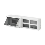 System szerelvénykombinációs doboz 16(2x2)SYSTEM-modul+8DIN- modul 3-egység szürke 27Combi GEWISS