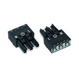 Csatlakozó dugaszolható épületinstallációhoz 3P hüvely 250V 25A rugószorításos IP20 Winsta WAGO