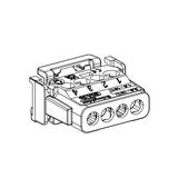 Csatlakozóblokk 2x16+2x10mm2 N/PE +1zöld+1kék fedél 1P 80A 440V termoplaszt Linergy Schneider
