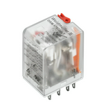 Csatolórelé 10A 2v dugaszolós 19.2-26.4V50Hz monostabil IP20 LED DRM270524LT Weidmüller