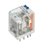 Csatolórelé 10A 2v dugaszolós 21.6-31.2VDC monostabil IP20 LED DRM270024LT Weidmüller