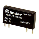 Csatolórelé 16-30V/primer 12-275V/szekunder 2A elektronikus-dig.kimenet 34.81.7.024.8240 FINDER
