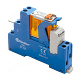 Csatoló relé modul csavaros csatlakozással, 2 váltóérintkező 8 A, tekercs: 24 V AC 4C.02.8.024.0060 FINDER