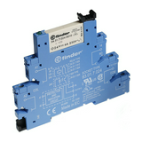 Csatolórelé keskeny 6A 1-v csavaros 24VAC 24VDC monostabil IP20 38.51.0.024.0060 FINDER
