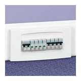 Csatorna-szerelvénykeret moduláris 130mm-fedélhez 10-egység kezeletlen műanyag DLP Lexic LEGRAND