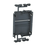 Csatorna-szerelvénykeret moduláris 130mm-fedélhez 6-egység kezeletlen műanyag DLP Lexic LEGRAND