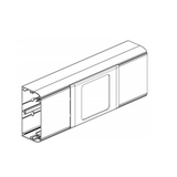 Csatorna-szerelvénykeret normál 130mm-fedélhez 1-egység kezeletlen műanyag DLP alu LEGRAND