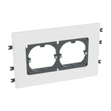 Csatorna-szerelvénykeret normál 130mm-fedélhez 2-egység kezeletlen műanyag DLP LEGRAND