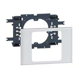 Csatorna-szerelvénykeret normál 85mm-fedélhez 1-egység kezeletlen műanyag DLP alu LEGRAND