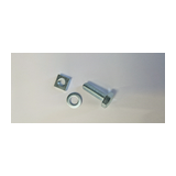 Csavar M10x30mm+alátét+négyszögletű anya DC-szekrényhez  GEYER