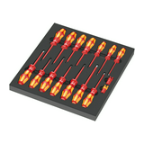 Csavarhúzó készlet szivacstálcás 2plusminus 16-darabos 1000V 2-PH 2-PZ 9711 VDE Set 1 WERA