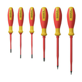 Csavarhúzó készlet 4xlapos/PZ1/PZ2 piros-sárga 6-darabos SDI SET SLIM S3.5-6.5/PZ1/2 Weidmüller
