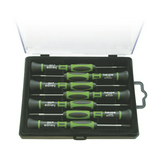 Csavarhúzó készlet elektronikai 3xPH 4xlapos 7-darabos Haupa