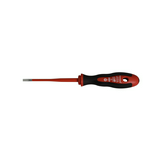 Csavarhúzó piros-fekete 4mm x 0.8mm x egyenes szigetelt 2-komponensű-fogantyú VDE HUPslim Haupa