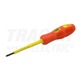 Csavarhúzó piros-sárga Philips PH 0 egyenes 75mm szigetelt 3mm 1000V TRACON