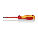 Csavarhúzó slim PZ/S2 PlusMinus 2 egyenes 100mm-penge szigetelt 1000V KNIPEX