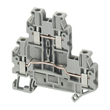 Átmenő sorkapocs TS35 2-szintes 24A 0.2-2.5mm2 szürke csavaros csavaros Linergy TR Schneider