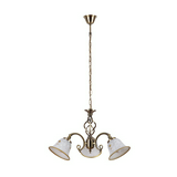 Csillár izzós láncon 3x 40W 230V AC E14 bronz-ház nem szükséges-előtét IP20 Art flower RÁBALUX