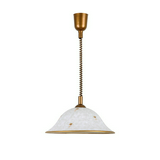 Csillár izzós rollis 1x 60W 230V AC E27 bronz-ház műanyag nem szükséges-előtét Art flower RÁBALUX