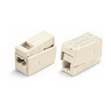 Csillárkapocs dupla kapocs 1mm2- 0.5mm2-min. 2.5mm2-max. fehér WAGO