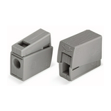 Csillárkapocs szimpla kapocs 1mm2- 0.5mm2-min. 2.5mm2-max. szürke WAGO