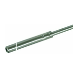 Cső-felfogórúd szűkítéssel 2500mm 10-16mm-átmérő nemesacél V2A RFS 16 10 2500 V2A DEHN