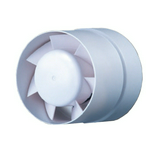 Csőventillátor golyóscsapágyas 40dB(A) fehér 298m3/h 230V 50Hz műanyag 150mm 3L SIKU