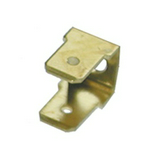 Csúszósaru 11,45mm U- alakú 90° dugó szigeteletlen lapos 6,3x0,8 mm sárgaréz Haupa