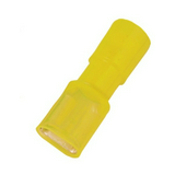 Csúszósaru 24,5mm hüvely teljesen szigetelt sárga lapos 6,3x0,8 mm réz LIF 6F638 RF Weidmüller