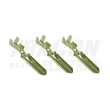 Csúszósaru 28,7mm bepattintós dugó szigeteletlen 24A lapos 6,3x0,8 mm réz 1-2,5mm2 TRACON