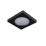 Dekorációs keret max. 35W MR16/PAR16 fényforráshoz IP20 fekete alumínium FLINI IP44 DSL-B KANLUX