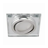 Dekorációs keret max. 35W MR16/PAR16 fényforráshoz IP20 üveg 90mm 90mm x MORTA CT-DTL50-SR KANLUX