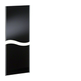 Design vezetékcsatorna irodai 222mm x 38mm x 2500mm fekete halogénmentes DSK Hager
