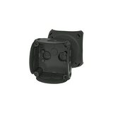 Kötődoboz kapcsok nélkül falonkívüli 84mm x 84mm 55mm fekete műanyag IP66 9 DK 0100 BZ Hensel
