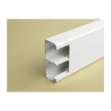 Bepattintható kábelcsatorna 130mm x 50mm 2000mm kezeletlen műanyag fehér fedéllel DLP LEGRAND