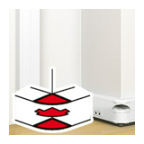 Bepattintható kábelcsatorna külső sarok állítható 130x50-hez 85-120°  szimmetrikus DLP LEGRAND