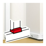 Bepattintható kábelcsatorna T-idom 80x50-hez 80mm x 50mm 80mm-sz/leágazó műanyag DLP LEGRAND