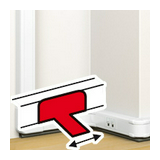 Bepattintható kábelcsatorna T-idom 50x12/90x20-padlócsatornához 80x50-ből 80mm x 50mm DLP LEGRAND