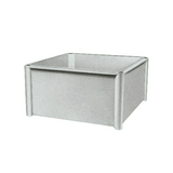 Doboz alj falonkívüli kezeletlen műanyag 540mmx 540mmx 135mm IP65 Thalassa PLS Schneider