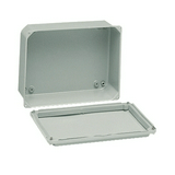 Doboz falonkívüli préselt acél 105mm x 155mm 61mm szürke teli fedél-fedél Spacial SDB Schneider