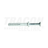 Dübel beüthető csavarral 4,4x122mm 8mmx 120mm műanyag TRACON