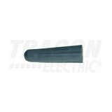 Dübel négyszögletes 6mmx 23mm 2,6mm-csavarátmérőhöz műanyag TRACON