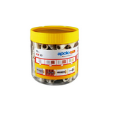 Dübel univerzális műanyag kördobozban 125db 8mmd-furat 40mm 4,5-6mm-csavarátmérőhöz EXPFX CELO