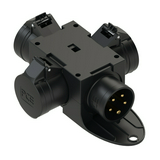 Dugalj kombináció 3x16A5p400V műanyag-tokozatban hordozható IP44 9430052 PC Electric
