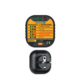 Dugalj teszter +FI-teszt 2P-ellenőrzés 220-250V LED-kijelzés PAN Schukotest FI Pancontrol