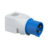 Dugaszoló adapter 2P-E 16A IEC/német IP20  PratiKa Schneider