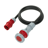 Dugaszoló adapterkábel 32A/400V 5x6 H07RN-F 1m 1x63A5P400V hordozható 1m-kábel IP44 PCE