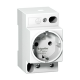 Dugaszolóaljzat 2P+F sínre sorolható 250V AC 16A 2.5M Acti9 iPC Schneider